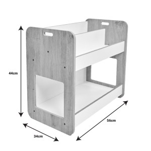 pak-120-000420-4 ΡΑΦΙΕΡΑ DOVERE PAKOWORLD ΛΕΥΚΟ MDF 56X34X55ΕΚ