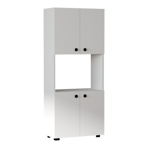 pak-120-000477 ΝΤΟΥΛΑΠΑ ΚΟΥΖΙΝΑΣ GUZEL PAKOWORLD ΣΕ ΛΕΥΚΗ ΑΠΟΧΡΩΣΗ 60X31.4X140ΕΚ