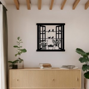 pak-120-000638-1 ΔΙΑΚΟΣΜΗΤΙΚΟ ΤΟΙΧΟΥ WINDO PAKOOWORLD ΜΑΥΡΟ ΜΕΤΑΛΛΙΚΟ 50X1,5X50ΕΚ
