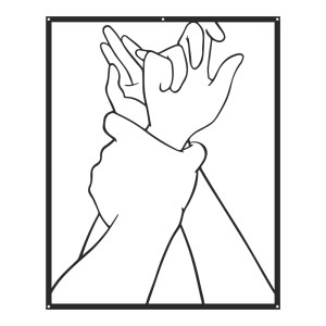 pak-120-000644 ΔΙΑΚΟΣΜΗΤΙΚΟ ΤΟΙΧΟΥ HANDIA PAKOOWORLD ΜΑΥΡΟ ΜΕΤΑΛΛΙΚΟ 40X1,5X50ΕΚ