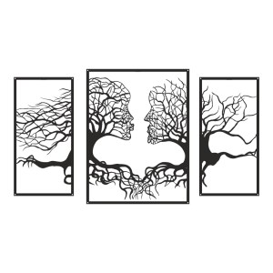 pak-120-000663 ΔΙΑΚΟΣΜΗΤΙΚΟ ΤΟΙΧΟΥ CONNECTO PAKOOWORLD ΣΕΤ 3ΤΕΜ ΜΑΥΡΟ ΜΕΤΑΛΛΙΚΟ