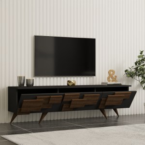 pak-120-000668-1 ΕΠΙΠΛΟ ΤΗΛΕΟΡΑΣΗΣ TRIDA PAKOWORLD ΚΑΡΥΔΙ ΜΕ ΑΝΘΡΑΚΙ 160X35X45ΕΚ