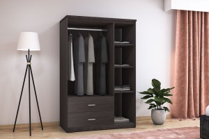 pak-123-000045-2 ΝΤΟΥΛΑΠΑ ΡΟΥΧΩΝ ΤΡΙΦΥΛΛΗ OLYMPUS ΧΡΩΜΑ WENGE 120X57X183ΕΚ