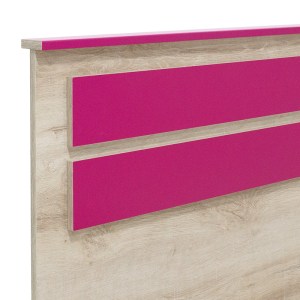 pak-123-000077-4 ΚΡΕΒΑΤΙ ΠΑΙΔΙΚΟ LOONEY PAKOWORLD ΣΕ ΧΡΩΜΑ CASTILLO-ΡΟΖ 100X200ΕΚ