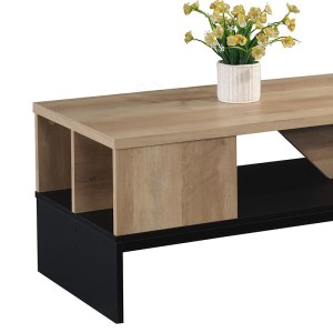 pak-123-000159-2 ΤΡΑΠΕΖΙ ΣΑΛΟΝΙΟΥ NAYA PAKOWORLD SONOMA-ΑΝΘΡΑΚΙ 93X46X43ΕΚ