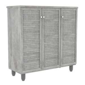 pak-123-000196 ΠΑΠΟΥΤΣΟΘΗΚΗ-ΝΤΟΥΛΑΠΙ SANTO PAKOWORLD 16  ΖΕΥΓΩΝ ΧΡΩΜΑ ANTIQUE ΑΝΘΡΑΚΙ 89.5X34.5X91.5ΕΚ