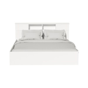 pak-123-000210-2 ΚΡΕΒΑΤΙ OLYMPUS PAKOWORLD ΣΕ ΛΕΥΚΗ ΑΠΟΧΡΩΣΗ 160X200ΕΚ