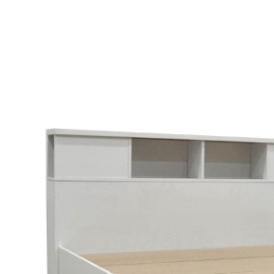 pak-123-000218-2 ΚΡΕΒΑΤΙ OLYMPUS PAKOWORLD ΣΕ ΛΕΥΚΗ ΑΠΟΧΡΩΣΗ 140X200ΕΚ