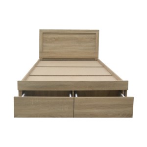 pak-123-000236-4 ΚΡΕΒΑΤΙ OLYMPUS PAKOWORLD ΜΕ ΣΥΡΤΑΡΙ ΣΕ SONOMA ΑΠΟΧΡΩΣΗ 100X200ΕΚ
