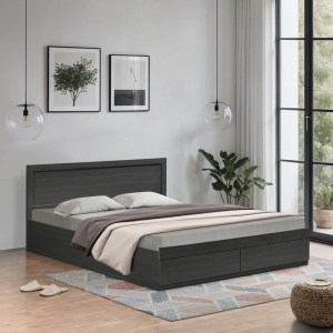 pak-123-000245-1 ΚΡΕΒΑΤΙ OLYMPUS PAKOWORLD ΜΕ ΣΥΡΤΑΡΙ ΣΕ WENGE ΑΠΟΧΡΩΣΗ 150X200ΕΚ