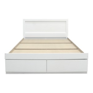 pak-123-000249-4 ΚΡΕΒΑΤΙ OLYMPUS PAKOWORLD ΜΕ ΣΥΡΤΑΡΙ ΣΕ ΛΕΥΚΗ ΑΠΟΧΡΩΣΗ 160X200ΕΚ