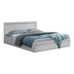 pak-123-000251 ΚΡΕΒΑΤΙ OLYMPUS PAKOWORLD ΜΕ ΣΥΡΤΑΡΙ ΣΕ ΛΕΥΚΗ ΑΠΟΧΡΩΣΗ 140X200ΕΚ