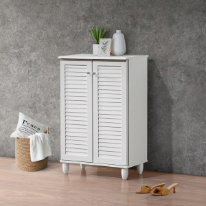 pak-123-000255 ΠΑΠΟΥΤΣΟΘΗΚΗ-ΝΤΟΥΛΑΠΙ SANTO PAKOWORLD 10 ΖΕΥΓΩΝ ΣΕ ΛΕΥΚΗ ΑΠΟΧΡΩΣΗ 60X34.5X91.5ΕΚ