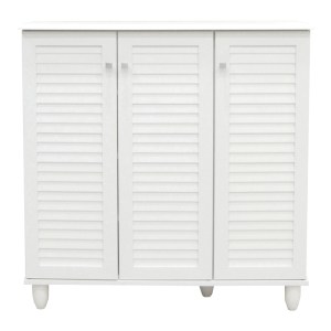 pak-123-000256-3 ΠΑΠΟΥΤΣΟΘΗΚΗ-ΝΤΟΥΛΑΠΙ SANTO PAKOWORLD 16 ΖΕΥΓΩΝ ΣΕ ΛΕΥΚΗ ΑΠΟΧΡΩΣΗ 89.5X34.5X91.5ΕΚ