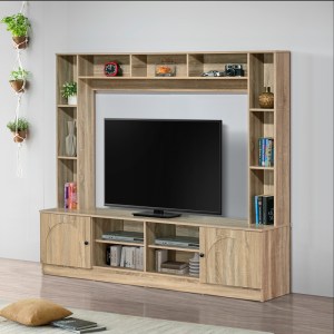 pak-123-000264 ΣΥΝΘΕΤΟ ΣΑΛΟΝΙΟΥ AMBERA PAKOWORLD ΣΕ SONOMA ΑΠΟΧΡΩΣΗ 200X40X171.5ΕΚ