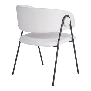 pak-127-000196-1 ΠΟΛΥΘΡΟΝΑ RACHELE I PAKOWORLD ΜΠΕΖ ΥΦΑΣΜΑ-ΠΟΔΙ ΜΑΥΡΟ ΜΕΤΑΛΛΟ 52X65X79ΕΚ