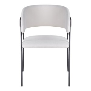 pak-127-000196-3 ΠΟΛΥΘΡΟΝΑ RACHELE I PAKOWORLD ΜΠΕΖ ΥΦΑΣΜΑ-ΠΟΔΙ ΜΑΥΡΟ ΜΕΤΑΛΛΟ 52X65X79ΕΚ