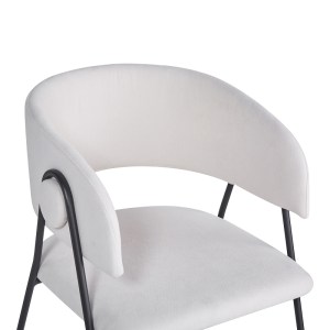 pak-127-000196-4 ΠΟΛΥΘΡΟΝΑ RACHELE I PAKOWORLD ΜΠΕΖ ΥΦΑΣΜΑ-ΠΟΔΙ ΜΑΥΡΟ ΜΕΤΑΛΛΟ 52X65X79ΕΚ