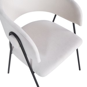pak-127-000196-5 ΠΟΛΥΘΡΟΝΑ RACHELE I PAKOWORLD ΜΠΕΖ ΥΦΑΣΜΑ-ΠΟΔΙ ΜΑΥΡΟ ΜΕΤΑΛΛΟ 52X65X79ΕΚ