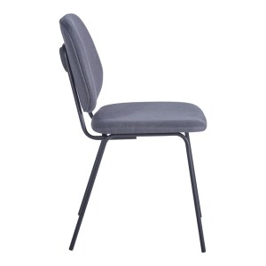 pak-127-000199-2 ΚΑΡΕΚΛΑ PIETRO I PAKOWORLD ΑΝΘΡΑΚΙ ΥΦΑΣΜΑ-ΠΟΔΙ ΜΑΥΡΟ ΜΕΤΑΛΛΟ 45X55X82.5ΕΚ