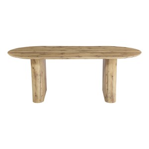 pak-127-000200-2 ΤΡΑΠΕΖΙ NEMBOU PAKOWORLD MDF ΣΕ OAK ΑΠΟΧΡΩΣΗ 210X100X76ΕΚ