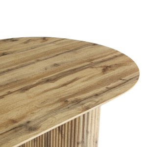 pak-127-000200-5 ΤΡΑΠΕΖΙ NEMBOU PAKOWORLD MDF ΣΕ OAK ΑΠΟΧΡΩΣΗ 210X100X76ΕΚ