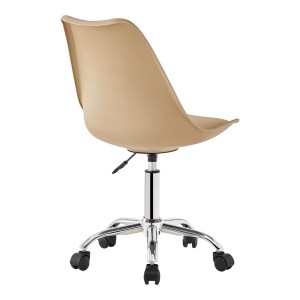 pak-127-000201-1 ΚΑΡΕΚΛΑ ΓΡΑΦΕΙΟΥ ΕΡΓΑΣΙΑΣ GASTON II PAKOWORLD PP-PU CAPPUCCINO 48X57X77-90ΕΚ