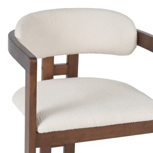 pak-128-000041-4 ΠΟΛΥΘΡΟΝΑ WINSOR PAKOWORLD RUBBERWOOD ΣΕ ΜΠΕΖ ΑΠΟΧΡΩΣΗ ΜΕ ΚΑΡΥΔΙ ΠΟΔΙ 58.5X51X76ΕΚ