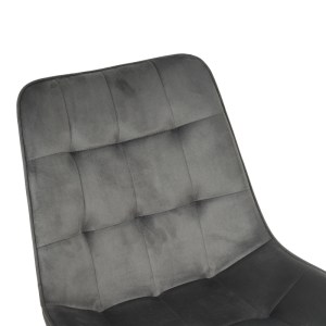 pak-128-000046-4 ΚΑΡΕΚΛΑ BERNE PAKOWORLD ΒΕΛΟΥΔΟ ΣΕ ΑΝΘΡΑΚΙ ΑΠΟΧΡΩΣΗ 53X62X84ΕΚ