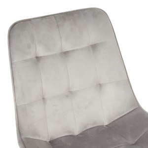 pak-128-000048-4 ΚΑΡΕΚΛΑ BERNE PAKOWORLD ΒΕΛΟΥΔΟ ΣΕ ΓΚΡΙ ΑΠΟΧΡΩΣΗ 53X62X84ΕΚ