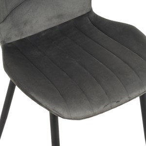 pak-128-000049-5 ΚΑΡΕΚΛΑ JELOUR PAKOWORLD ΒΕΛΟΥΔΟ ΣΕ ΑΝΘΡΑΚΙ ΑΠΟΧΡΩΣΗ 46.5X60X84ΕΚ