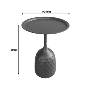 pak-128-000064-3 ΒΟΗΘΗΤΙΚΟ ΤΡΑΠΕΖΙ WAINI PAKOWORLD ΜΕΤΑΛΛΟ ΣΕ ΚΡΕΜΑ ΑΠΟΧΡΩΣΗ Φ39X60ΕΚ