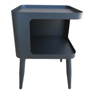 pak-128-000065-1 ΒΟΗΘΗΤΙΚΟ ΤΡΑΠΕΖΙ CUBINO PAKOWORLD ΜΕΤΑΛΛΟ ΣΕ ΜΑΥΡΗ ΑΠΟΧΡΩΣΗ 35X35X50ΕΚ