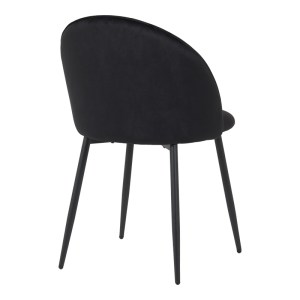pak-128-000075-1 ΚΑΡΕΚΛΑ PERCH PAKOWORLD ΒΕΛΟΥΔΟ ΣΕ ΜΑΥΡΗ ΑΠΟΧΡΩΣΗ ΜΕ ΜΑΥΡΑ ΜΕΤΑΛΛΙΚΑ ΠΟΔΙΑ 50X43X82ΕΚ