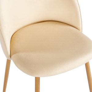 pak-128-000076-5 ΚΑΡΕΚΛΑ PERCH PAKOWORLD ΒΕΛΟΥΔΟ ΚΡΕΜ - ΠΟΔΙ ΜΕΤΑΛΛΟ ΣΕ ΦΥΣΙΚΗ ΑΠΟΧΡΩΣΗ 50X43X82ΕΚ