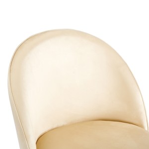 pak-128-000078-4 ΣΚΑΜΠΟ ΜΠΑΡ ΜΕΣΑΙΟΥ ΥΨΟΥΣ PERCH PAKOWORLD ΒΕΛΟΥΔΟ ΚΡΕΜ- ΜΑΥΡΑ ΜΕΤΑΛΛΙΚΑ ΠΟΔΙΑ 50X43X99ΕΚ