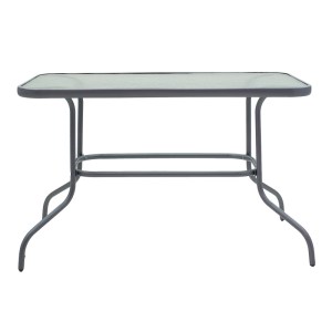 pak-130-000156-5 ΤΡΑΠΕΖΑΡΙΑ VALOR-LINDARIA PAKOWORLD ΣΕΤ 5ΤΕΜ ΜΕΤΑΛΛΟ ΑΝΘΡΑΚΙ-ΓΥΑΛΙ-PE RATTAN ΣΕ ΦΥΣΙΚΗ ΑΠΟΧΡΩΣΗ 110X60X70ΕΚ