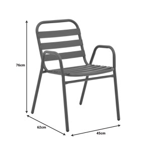 pak-130-000159-7 ΤΡΑΠΕΖΑΡΙΑ SUSSIE-ENSURE PAKOWORLD 5ΤΕΜ ΜΕΤΑΛΛΟ-ΓΥΑΛΙ ΣΕ ΣΑΜΠΑΝΙΖΕ ΑΠΟΧΡΩΣΗ 140X80X70ΕΚ