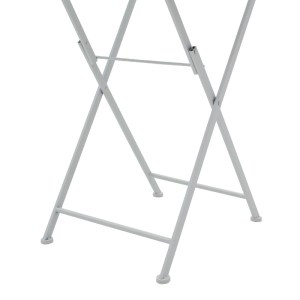 pak-137-000003-12 ΤΡΑΠΕΖΑΡΙΑ ΚΗΠΟΥ WALEN PAKOWORLD ΣΕΤ 3ΤΕΜ ΜΕΤΑΛΛΟ ΛΕΥΚΟ