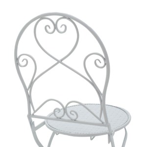 pak-137-000003-6 ΤΡΑΠΕΖΑΡΙΑ ΚΗΠΟΥ WALEN PAKOWORLD ΣΕΤ 3ΤΕΜ ΜΕΤΑΛΛΟ ΛΕΥΚΟ