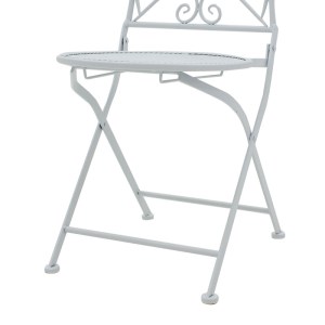 pak-137-000003-8 ΤΡΑΠΕΖΑΡΙΑ ΚΗΠΟΥ WALEN PAKOWORLD ΣΕΤ 3ΤΕΜ ΜΕΤΑΛΛΟ ΛΕΥΚΟ