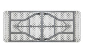 pak-142-000001-2 ΤΡΑΠΕΖΙ CATERING-ΣΥΝΕΔΡΙΟΥ APRILIA PAKOWORLD ΛΕΥΚΟ ΜΟΝΟΚΟΜΜΑΤΗ ΕΠΙΦΑΝΕΙΑ 183X76X74ΕΚ