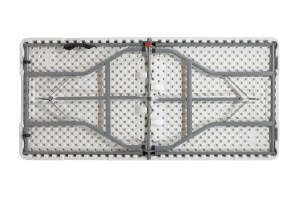 pak-142-000003-3 ΤΡΑΠΕΖΙ CATERING RODEO PAKOWORLD ΠΤΥΣΣΟΜΕΝΟ-ΒΑΛΙΤΣΑ ΛΕΥΚΟ 152X70X74ΕΚ