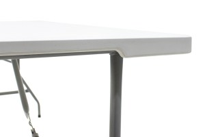 pak-142-000003-7 ΤΡΑΠΕΖΙ CATERING RODEO PAKOWORLD ΠΤΥΣΣΟΜΕΝΟ-ΒΑΛΙΤΣΑ ΛΕΥΚΟ 152X70X74ΕΚ