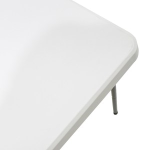 pak-142-000004-7 ΤΡΑΠΕΖΙ CATERING RODEO PAKOWORLD ΠΤΥΣΣΟΜΕΝΟ-ΒΑΛΙΤΣΑ ΛΕΥΚΟ 122X60X74ΕΚ