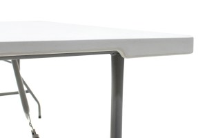 pak-142-000007-7 ΤΡΑΠΕΖΙ CATERING RODEO PAKOWORLD ΠΤΥΣΣΟΜΕΝΟ-ΒΑΛΙΤΣΑ ΛΕΥΚΟ 183X76X74ΕΚ