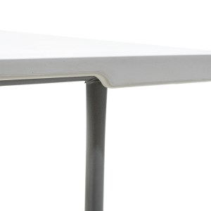 pak-142-000015-6 ΤΡΑΠΕΖΙ CATERING RODEO PAKOWORLD ΠΤΥΣΣΟΜΕΝΟ-ΒΑΛΙΤΣΑ ΛΕΥΚΟ 240X76X74ΕΚ