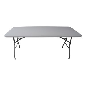 pak-142-000023 ΤΡΑΠΕΖΙ CATERING-ΣΥΝΕΔΡΙΟΥ PREVENTA PAKOWORLD ΠΤΥΣΣΟΜΕΝΟ-ΒΑΛΙΤΣΑ ΛΕΥΚΟ ΜΟΝΟΚΟΜΜΑΤΗ ΕΠΙΦΑΝΕΙΑ 180X74X74ΕΚ