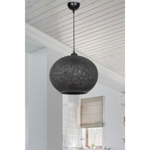 pak-147-000055-1 ΦΩΤΙΣΤΙΚΟ ΟΡΟΦΗΣ PWL-1112 PAKOWORLD Ε27 ΜΑΥΡΟ Φ38X75ΕΚ