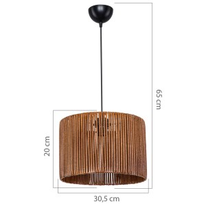 pak-147-000062-3 ΦΩΤΙΣΤΙΚΟ ΟΡΟΦΗΣ PWL-1117 PAKOWORLD Ε27 ΚΑΦΕ Φ30X75ΕΚ